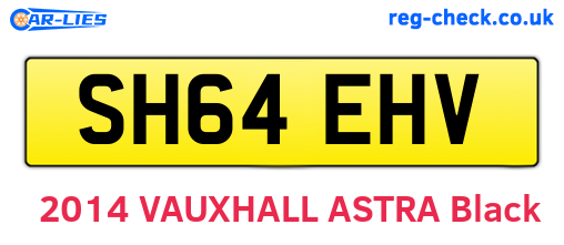 SH64EHV are the vehicle registration plates.