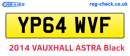 YP64WVF are the vehicle registration plates.