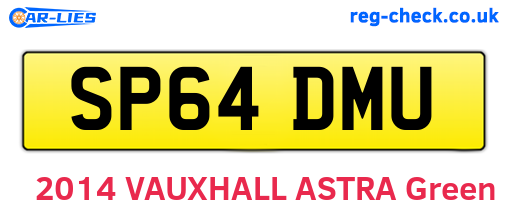 SP64DMU are the vehicle registration plates.