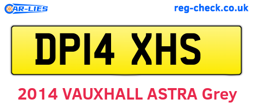 DP14XHS are the vehicle registration plates.