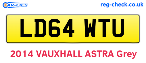LD64WTU are the vehicle registration plates.