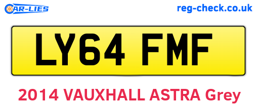 LY64FMF are the vehicle registration plates.