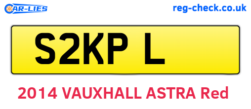 S2KPL are the vehicle registration plates.