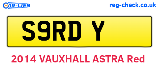 S9RDY are the vehicle registration plates.