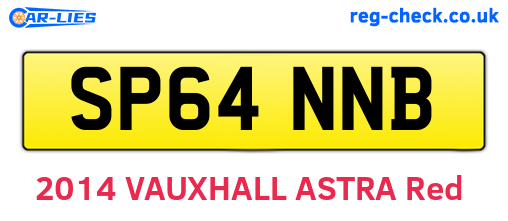 SP64NNB are the vehicle registration plates.