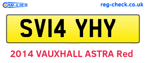 SV14YHY are the vehicle registration plates.
