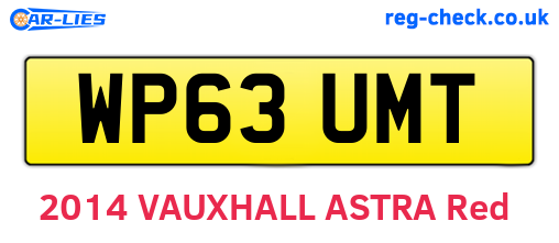 WP63UMT are the vehicle registration plates.