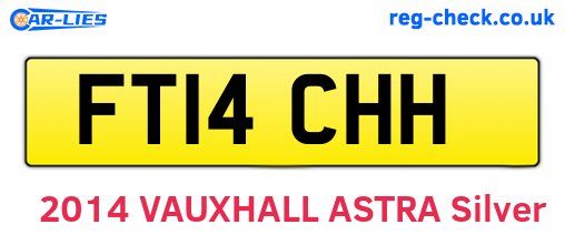FT14CHH are the vehicle registration plates.