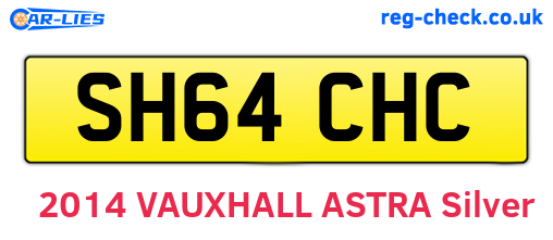 SH64CHC are the vehicle registration plates.