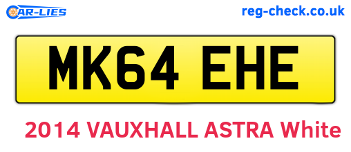 MK64EHE are the vehicle registration plates.