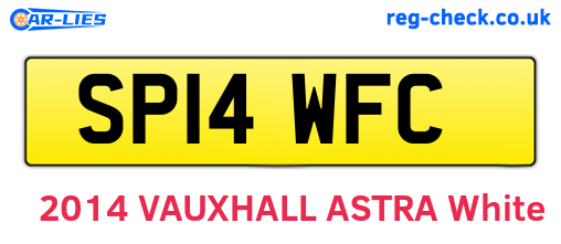SP14WFC are the vehicle registration plates.