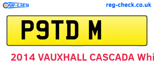 P9TDM are the vehicle registration plates.