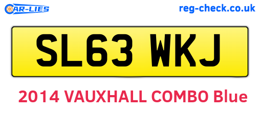 SL63WKJ are the vehicle registration plates.