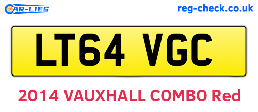 LT64VGC are the vehicle registration plates.