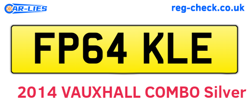 FP64KLE are the vehicle registration plates.