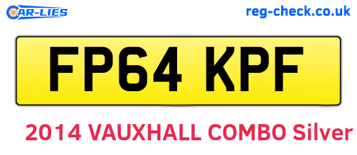 FP64KPF are the vehicle registration plates.