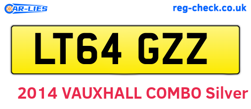 LT64GZZ are the vehicle registration plates.