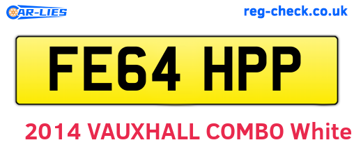 FE64HPP are the vehicle registration plates.