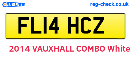 FL14HCZ are the vehicle registration plates.