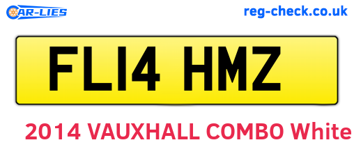 FL14HMZ are the vehicle registration plates.