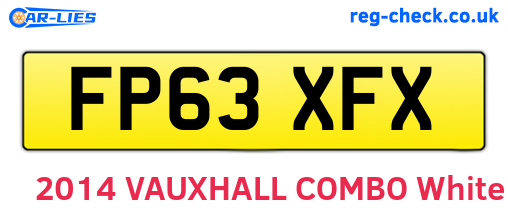 FP63XFX are the vehicle registration plates.