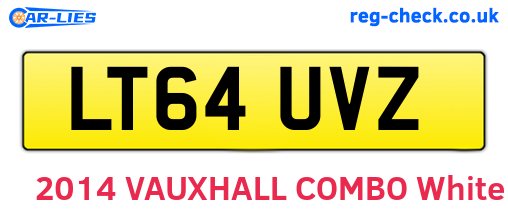 LT64UVZ are the vehicle registration plates.