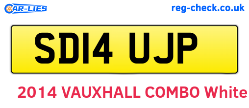 SD14UJP are the vehicle registration plates.