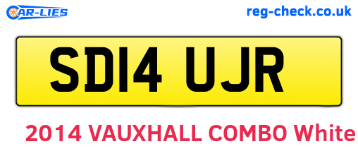 SD14UJR are the vehicle registration plates.