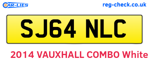 SJ64NLC are the vehicle registration plates.
