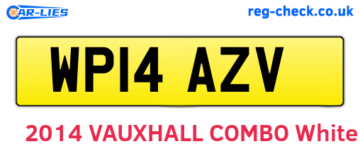 WP14AZV are the vehicle registration plates.