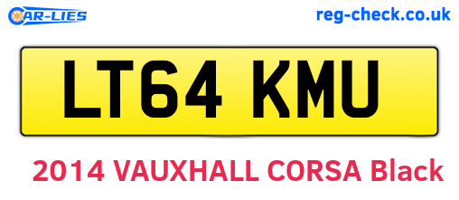 LT64KMU are the vehicle registration plates.