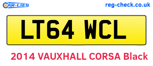 LT64WCL are the vehicle registration plates.