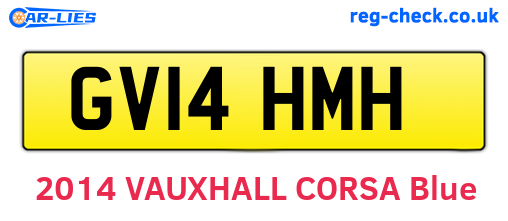 GV14HMH are the vehicle registration plates.