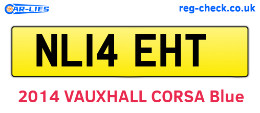 NL14EHT are the vehicle registration plates.