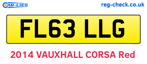FL63LLG are the vehicle registration plates.