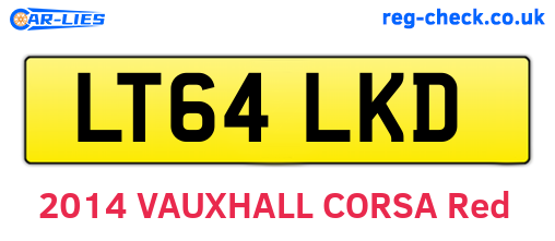 LT64LKD are the vehicle registration plates.