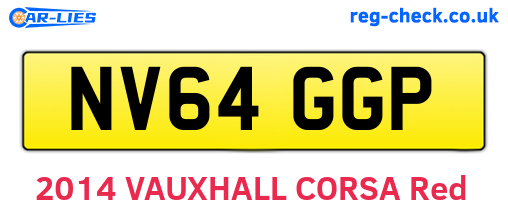 NV64GGP are the vehicle registration plates.
