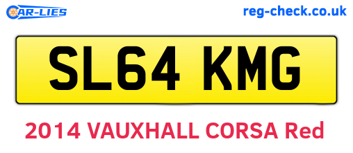 SL64KMG are the vehicle registration plates.