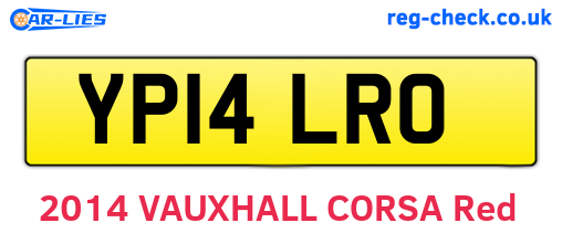 YP14LRO are the vehicle registration plates.