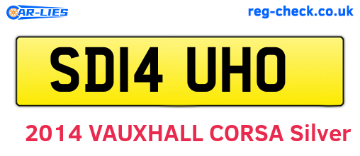 SD14UHO are the vehicle registration plates.