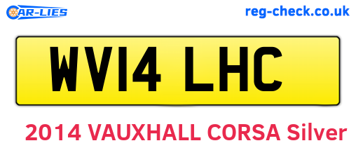 WV14LHC are the vehicle registration plates.