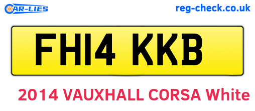 FH14KKB are the vehicle registration plates.