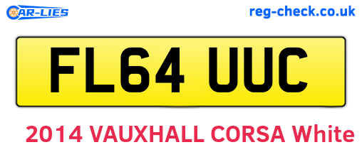 FL64UUC are the vehicle registration plates.