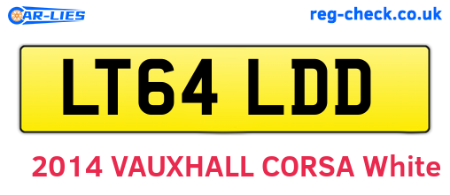 LT64LDD are the vehicle registration plates.