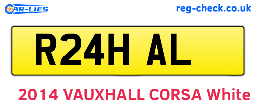R24HAL are the vehicle registration plates.