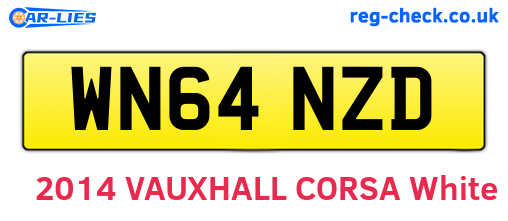 WN64NZD are the vehicle registration plates.