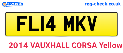 FL14MKV are the vehicle registration plates.