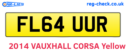 FL64UUR are the vehicle registration plates.