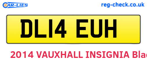 DL14EUH are the vehicle registration plates.