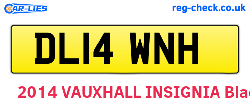 DL14WNH are the vehicle registration plates.